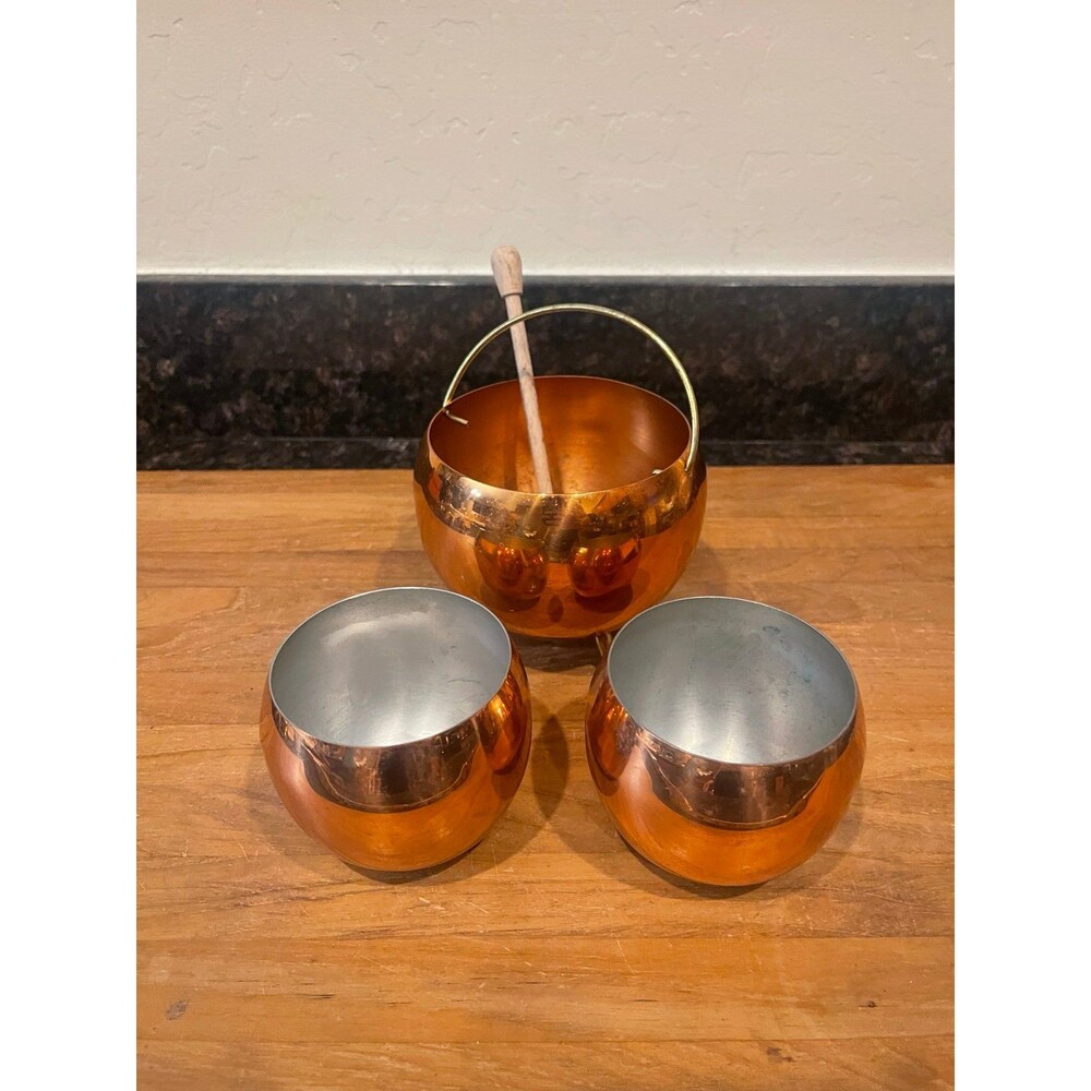 Copper graft guild 3 piece cauldron set up